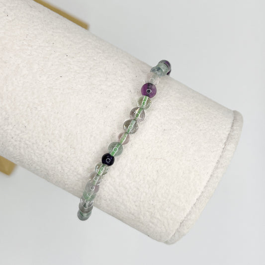 4mm Fluorite Bracelet