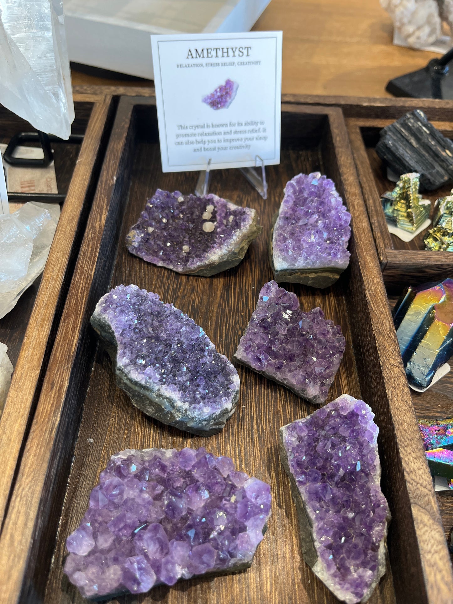 Amethyst cluster