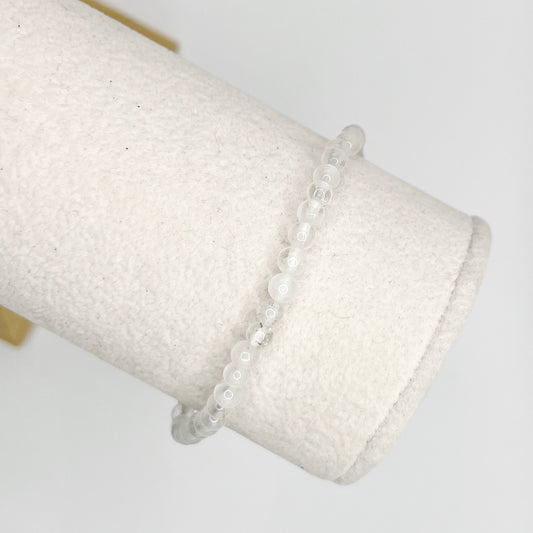 4mm Clear Quartz Bracelet