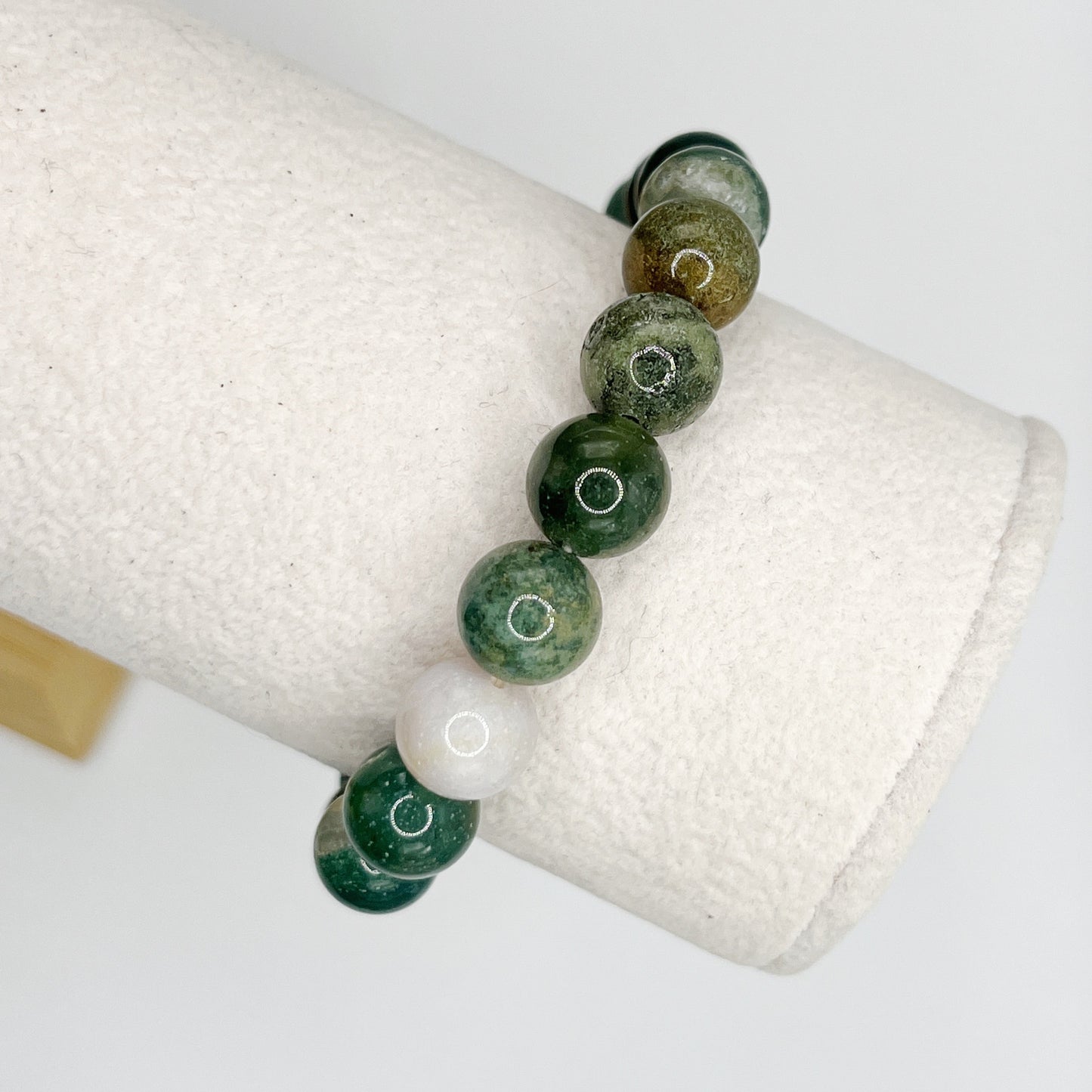 Men’s 10mm Fancy Jasper Bracelet