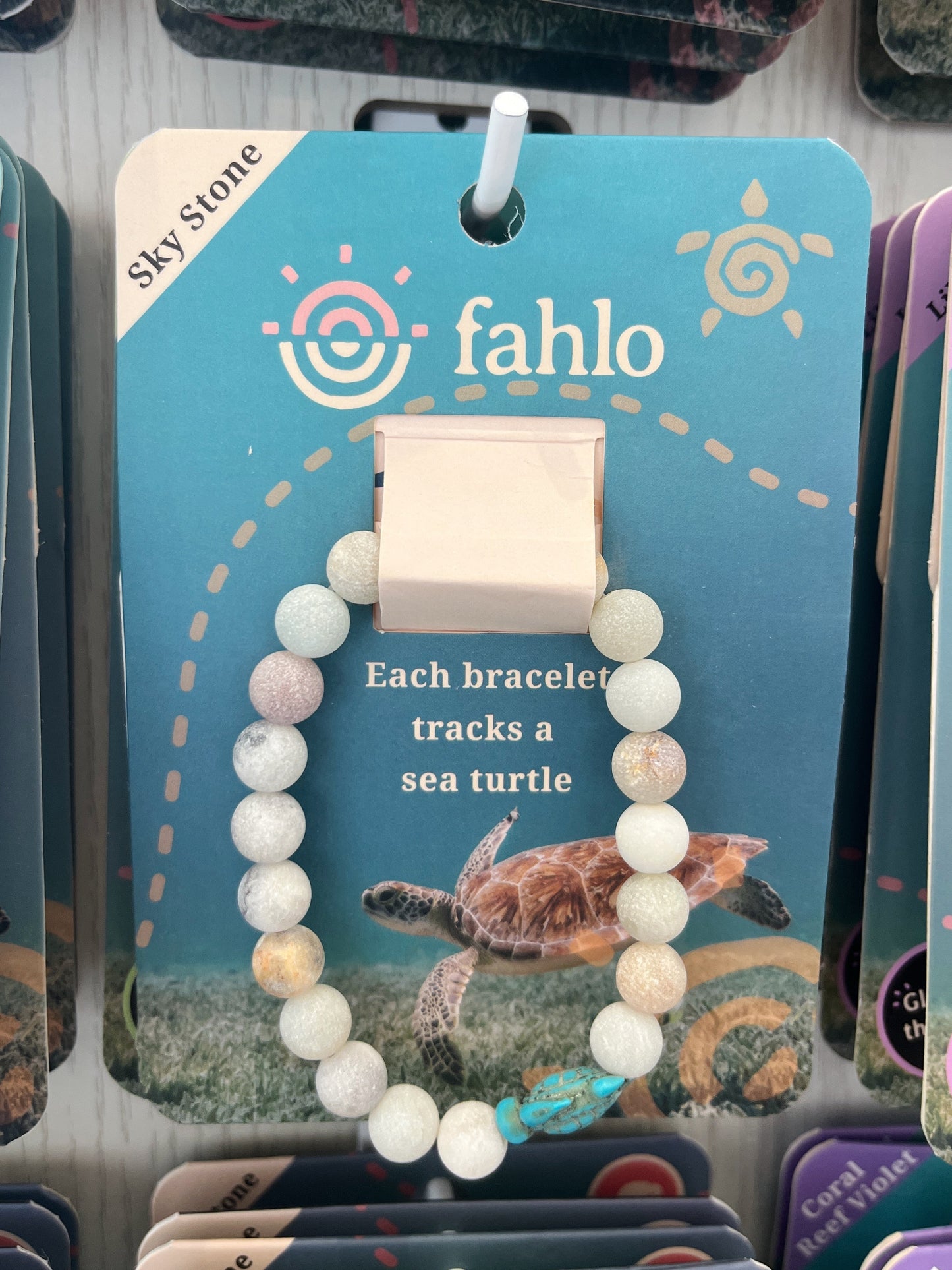 Journey - Sky Stone - Sea Turtle Bracelet