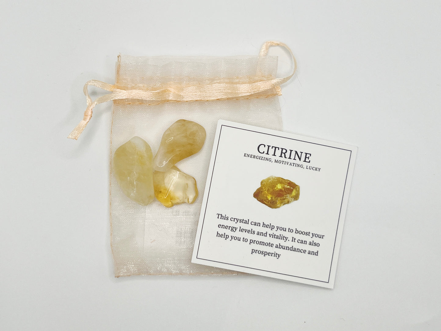 (3) Citrine with ID