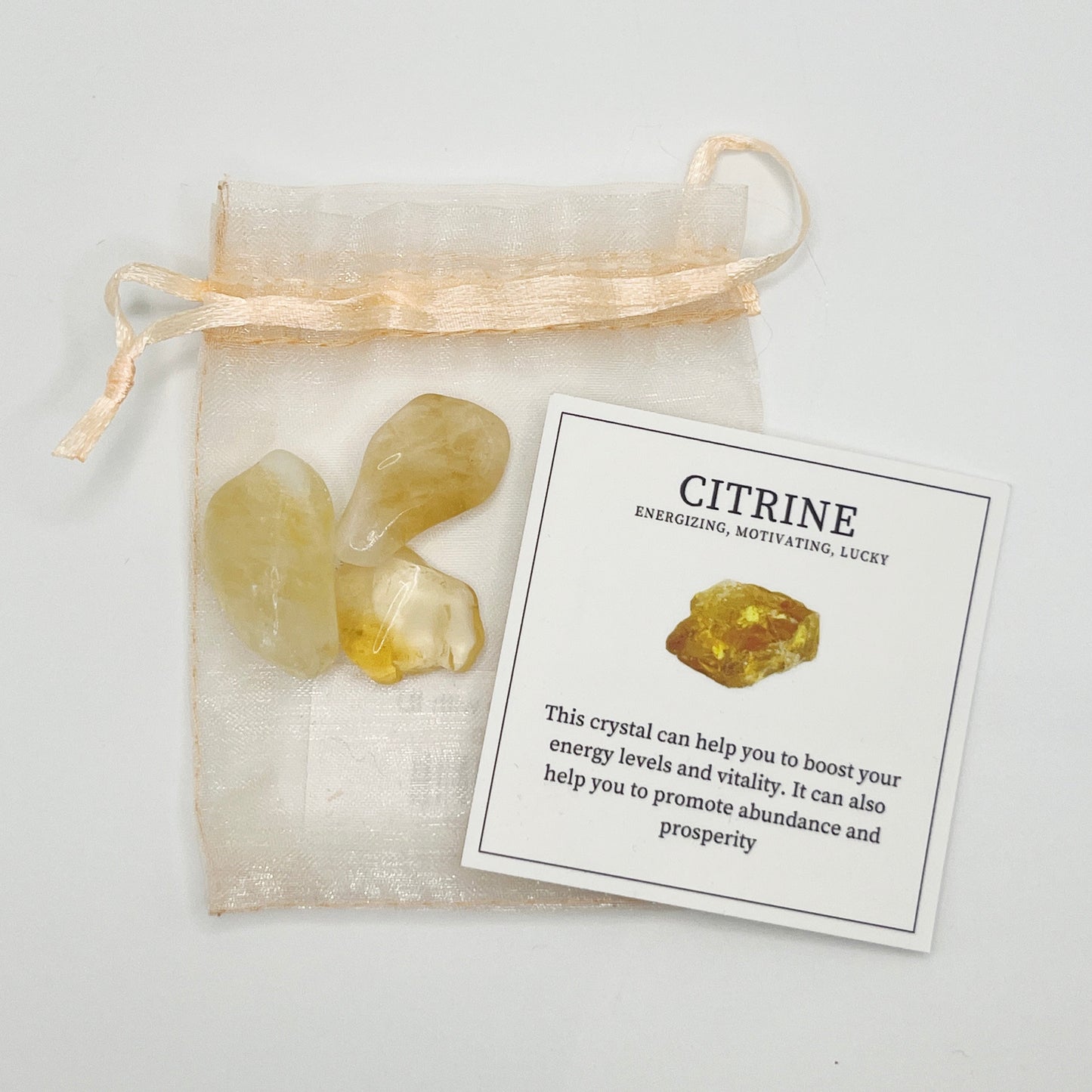 (3) Citrine with ID