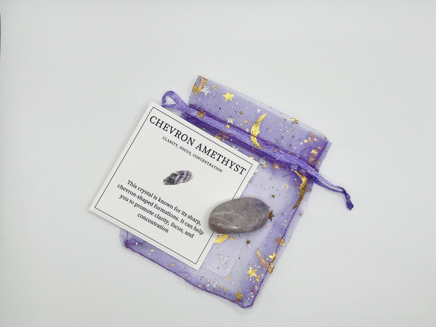 (1) Chevron Amethyst with ID