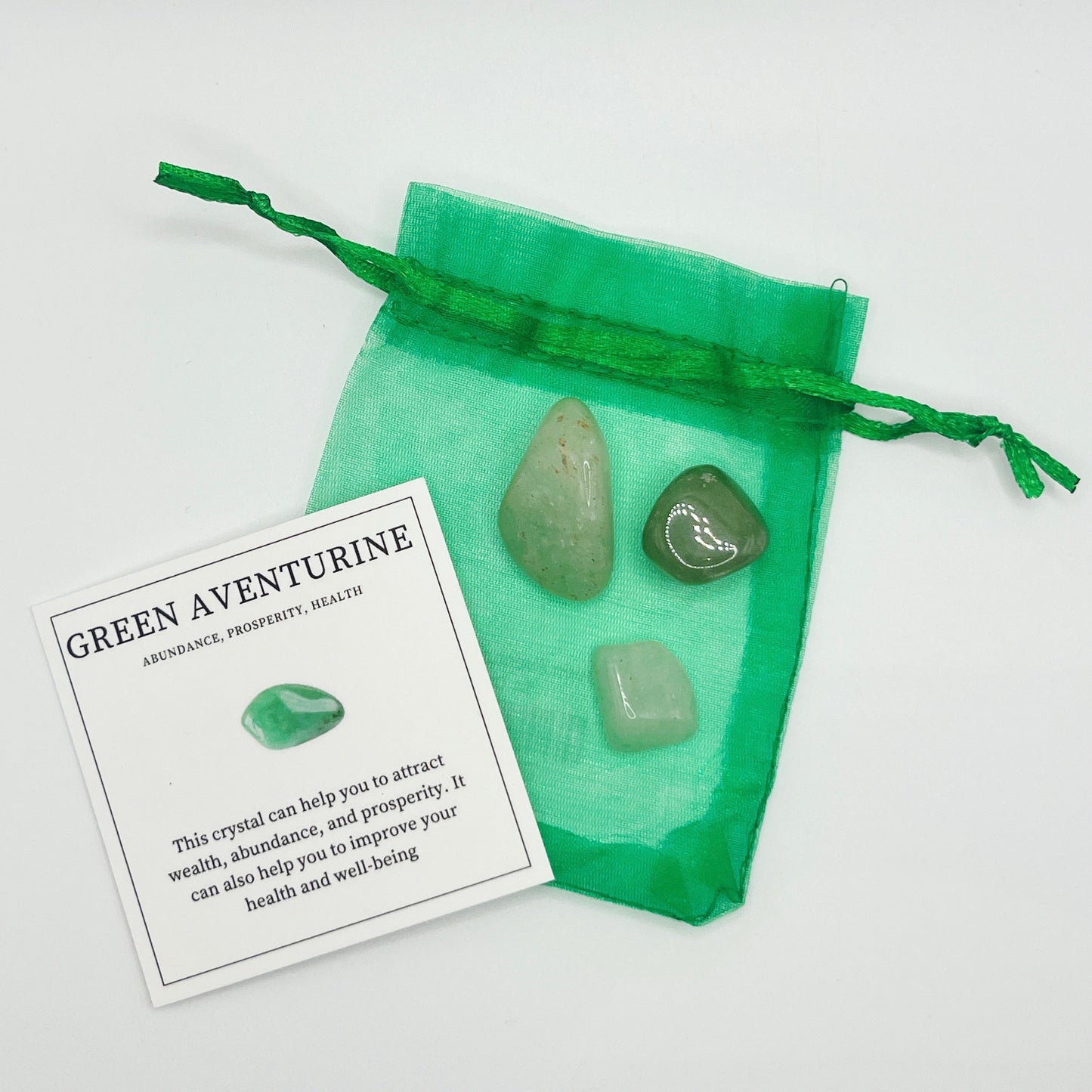 (3) Green Aventurine with ID