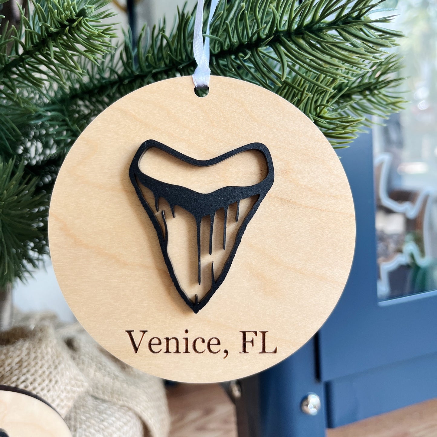 Ornament - Venice, FL Circle Tooth