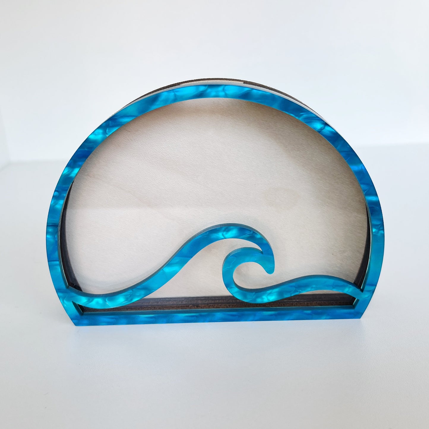 Mini Ocean Blue Wave - Blue Acrylic - Shark Tooth Bank