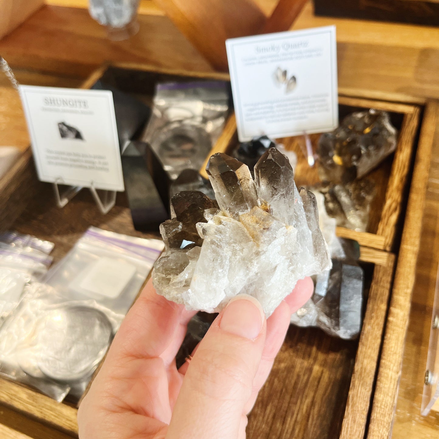 Smoky Quartz cluster