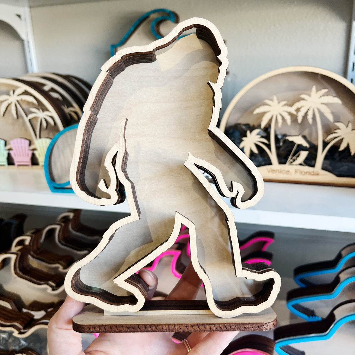 Classic Bigfoot - Wood Finish - Shark Tooth Bank