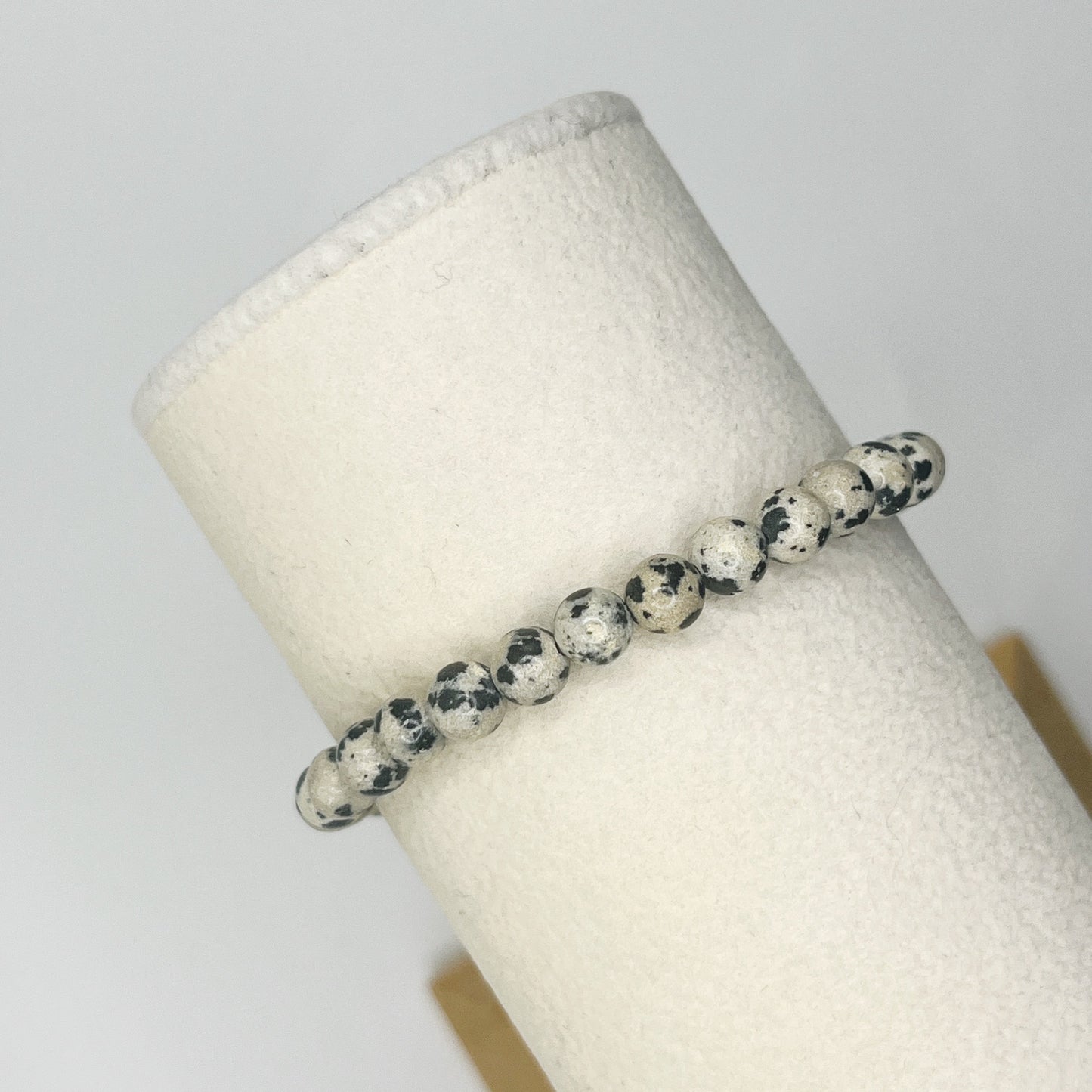 Dalmatian Jasper 6mm Bracelet