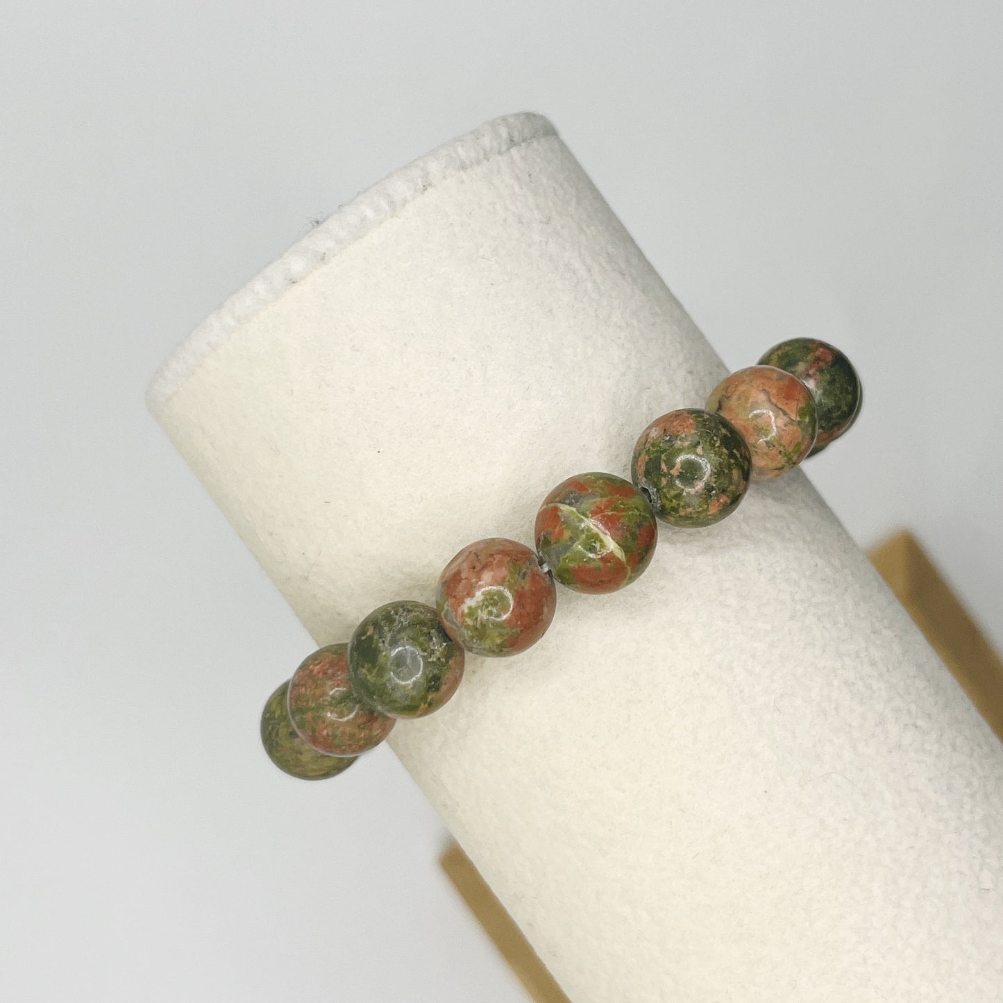 Unakite Men’s 10mm Bracelet
