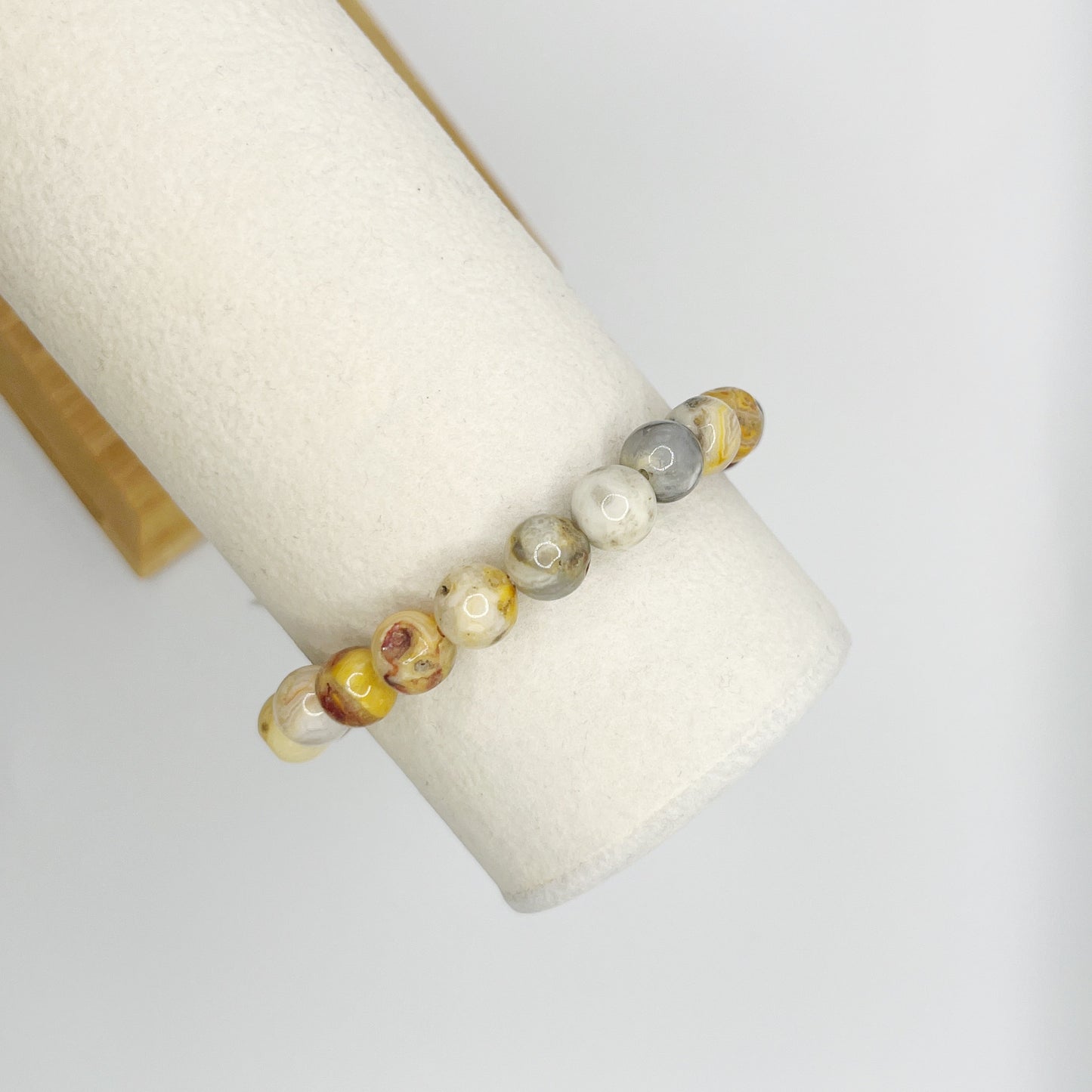 Crazy Lace Agate 8mm Bracelet