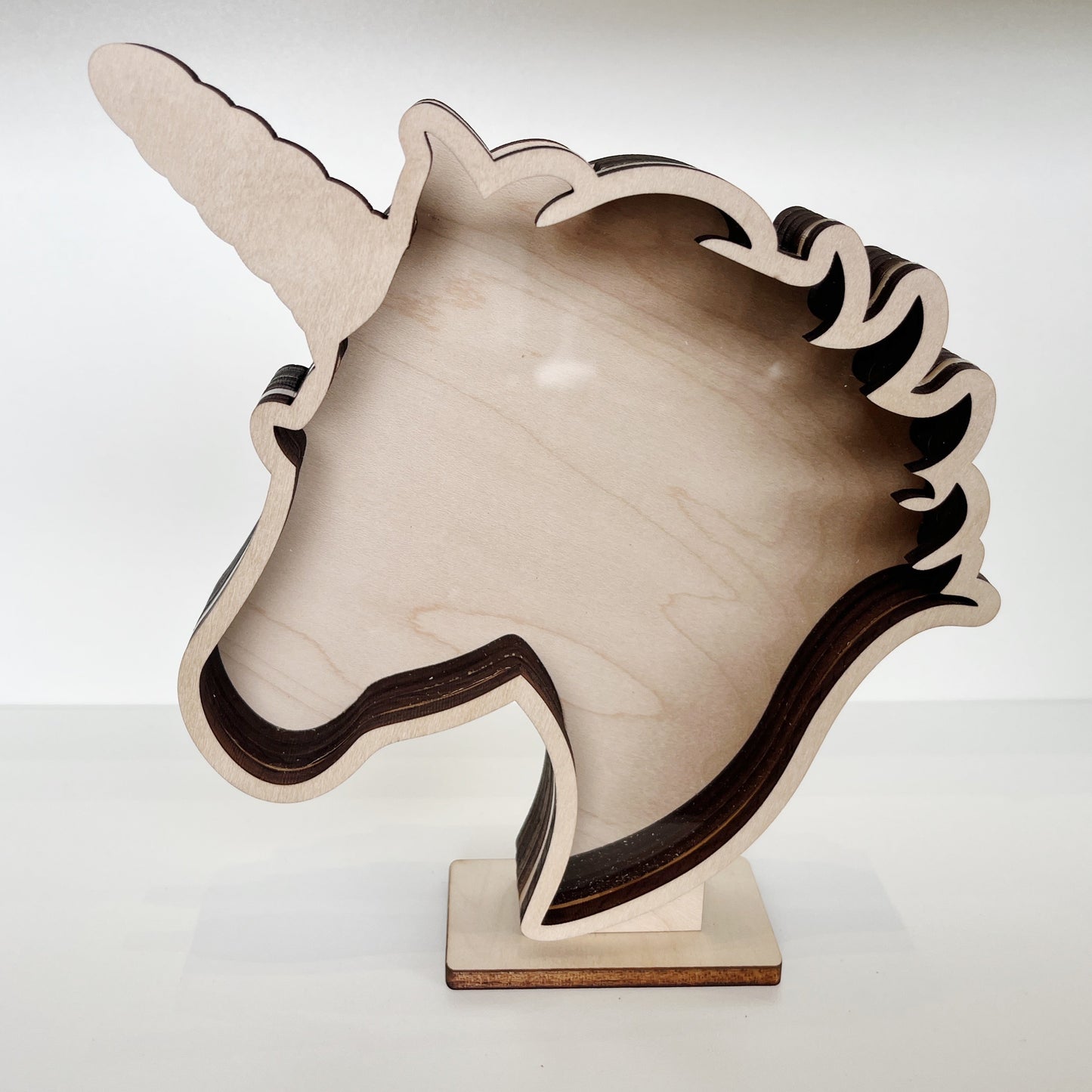Classic Unicorn - Wood Finish - Shark Tooth Bank