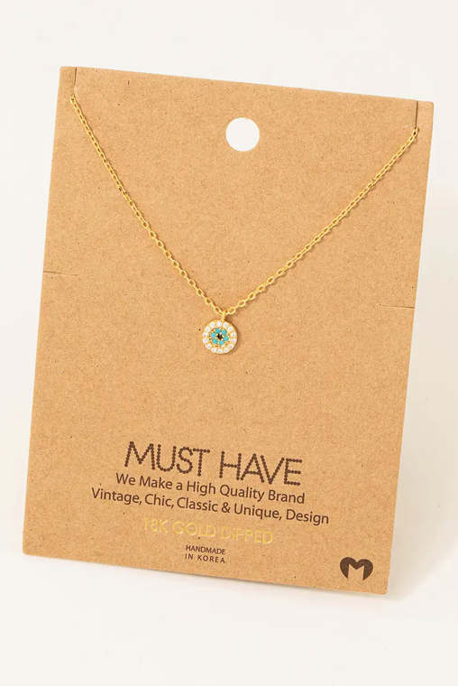 Must Have - Gold Evil Eye Necklace