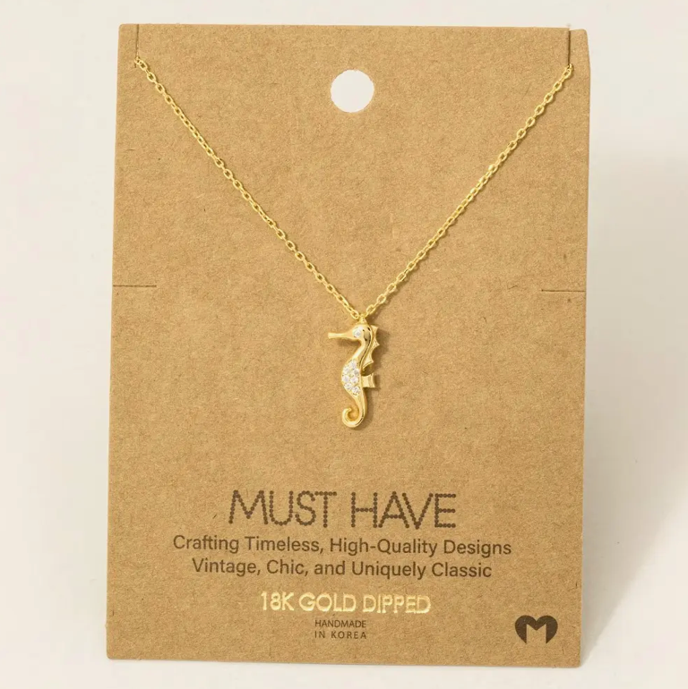 Must Have - Gold Seahorse Necklace
