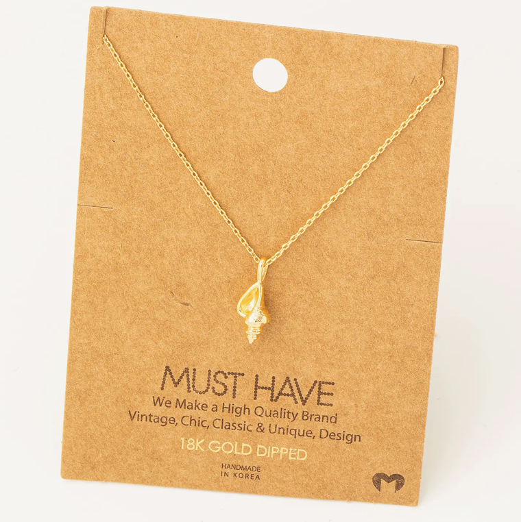 Must Have - Gold Conch Necklace