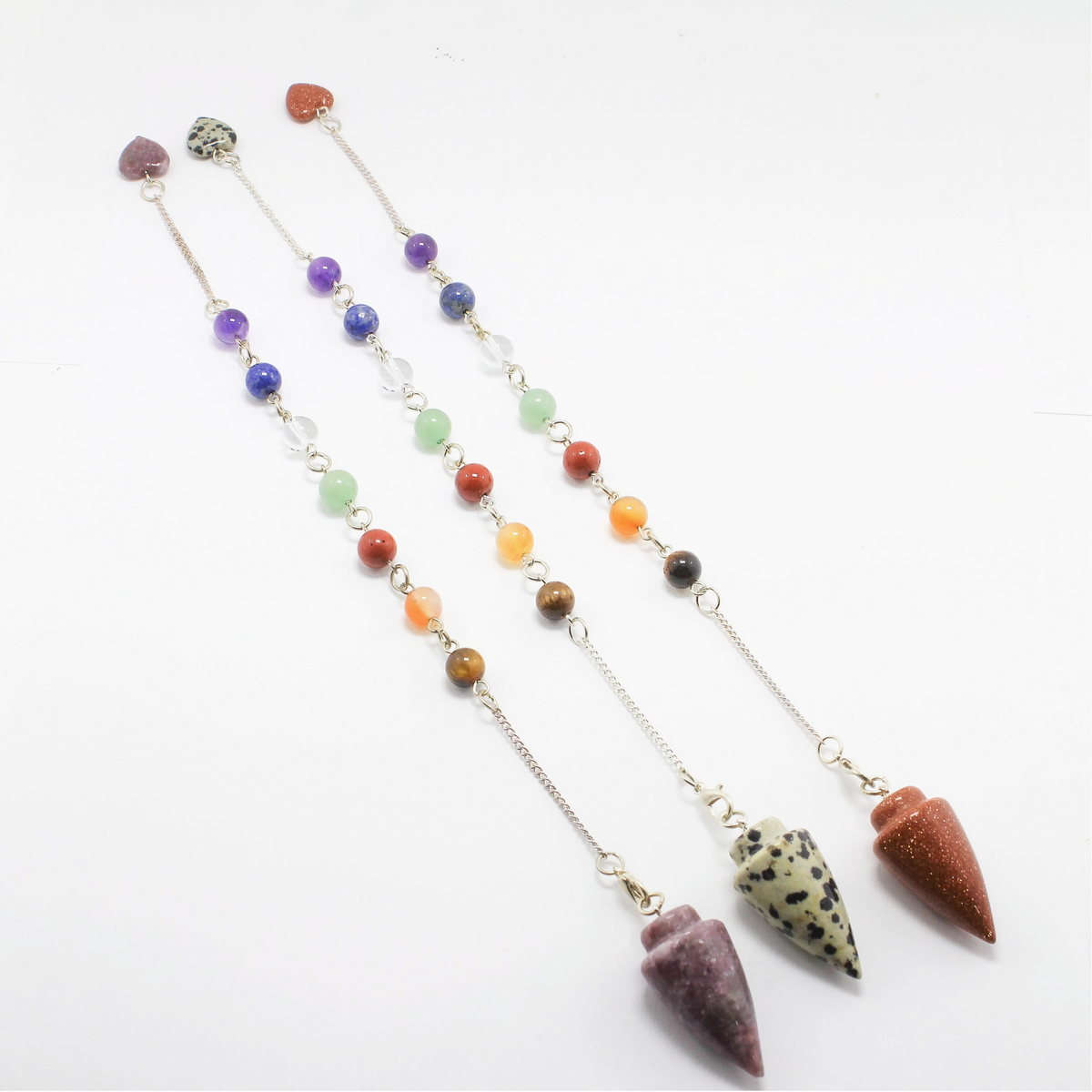Chakra Gemstone Pendulums