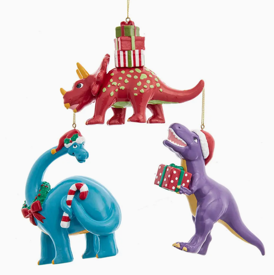 4.5" Triceratops Ornament