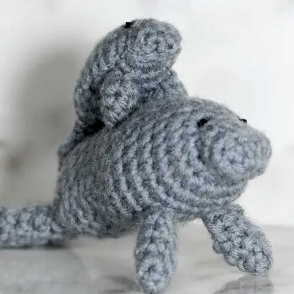 Manatee & Baby Knit Creature - 5"
