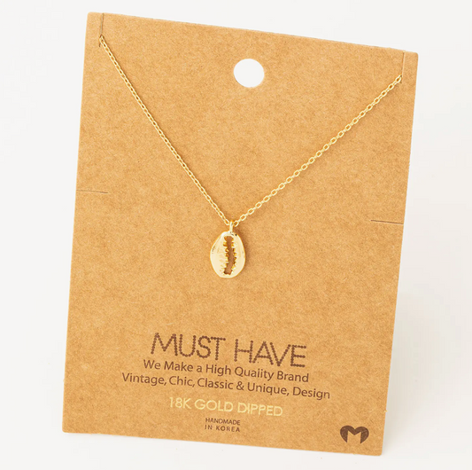 Must Have - Gold Cowrie Shell Necklace