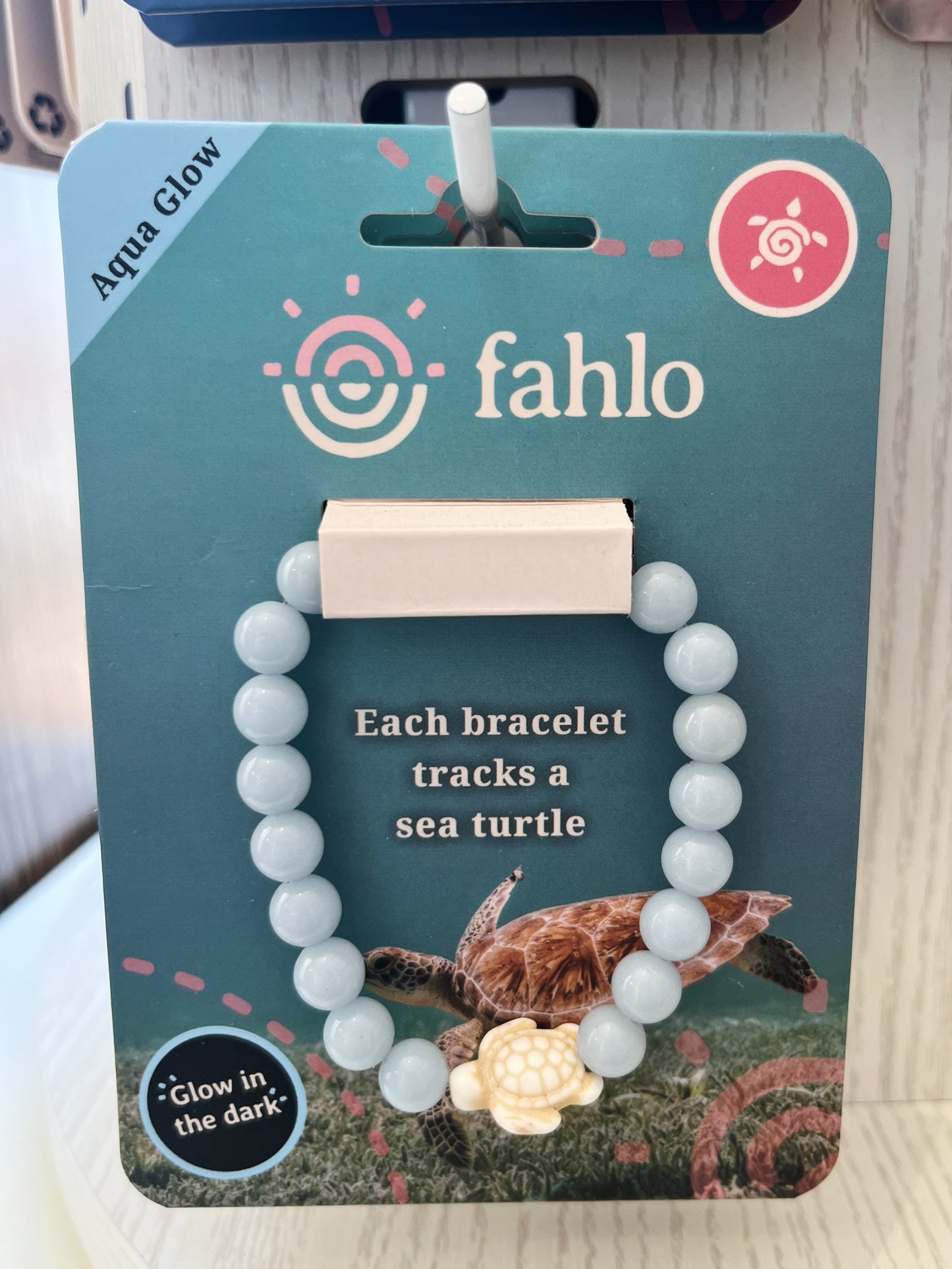 Journey - Aqua Glow - Sea Turtle Bracelet