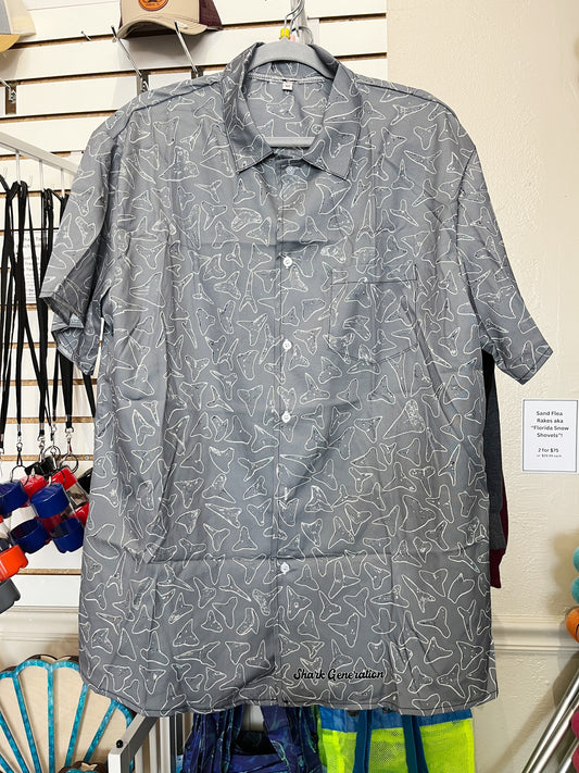 Tooth Shirt - Grey - Shark Generation