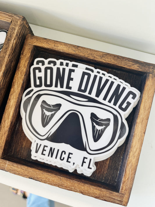 Gone Diving Sticker