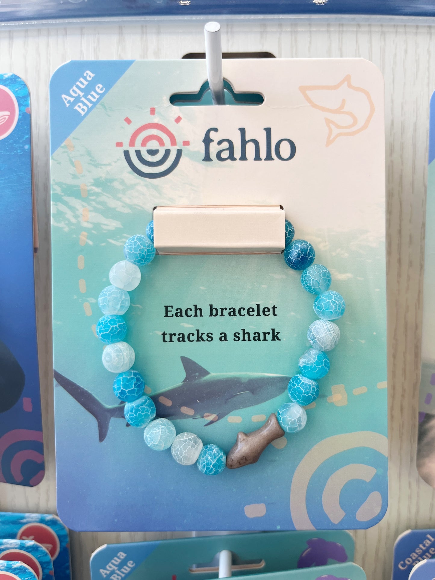 Voyage - Aqua Blue - Shark Bracelet