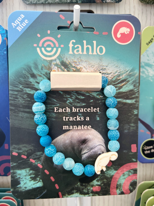 Drift - Aqua Blue - Manatee Bracelet
