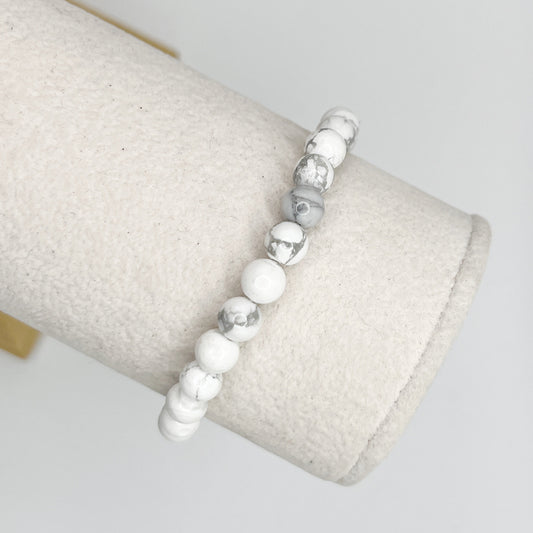 6mm Howlite Bracelet