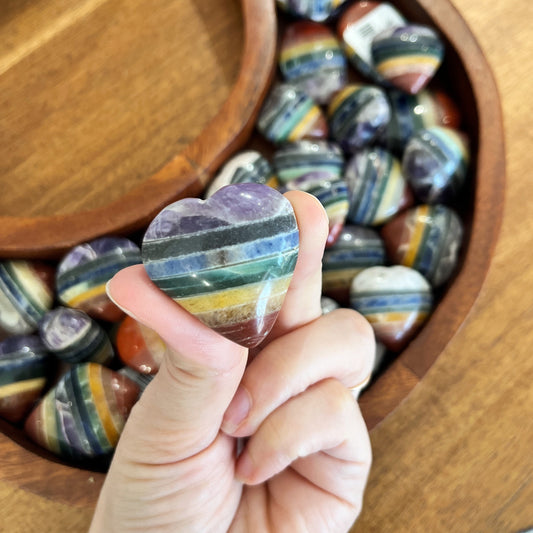 Chakra Stone Hearts