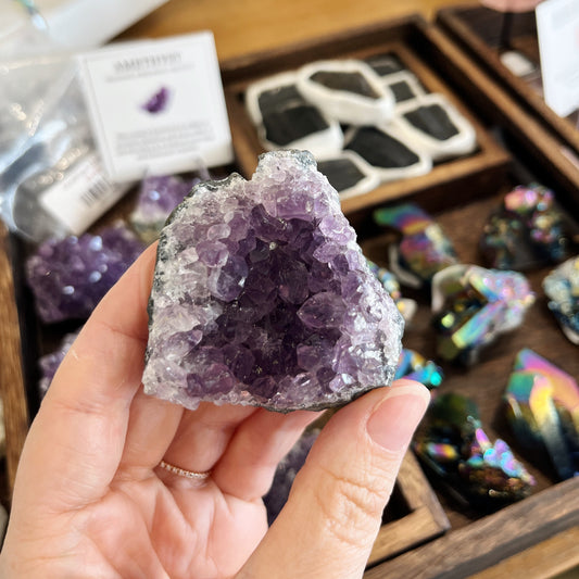 Amethyst cluster