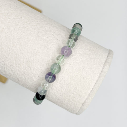 6mm Fluorite Bracelet