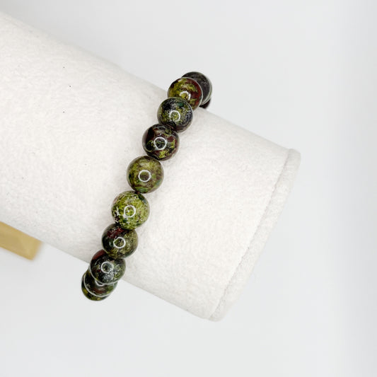 8mm Dragon Bloodstone Bracelet