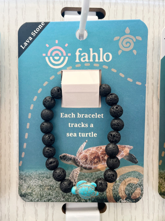 Journey - Lava Stone - Sea Turtle Bracelet