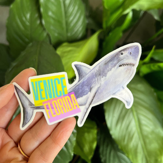 Shark Venice Sticker