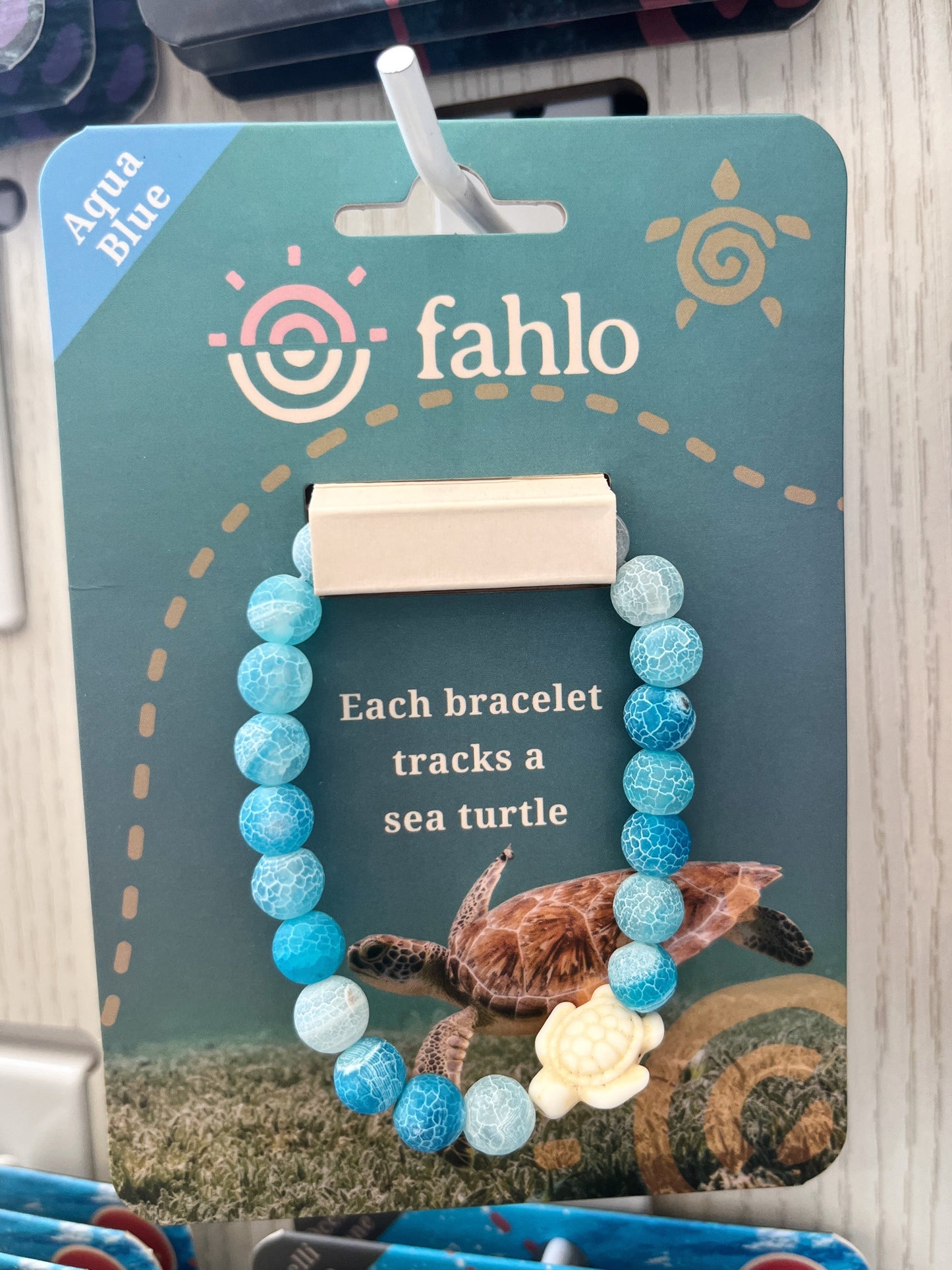 Journey - Aqua Blue - Sea Turtle Bracelet