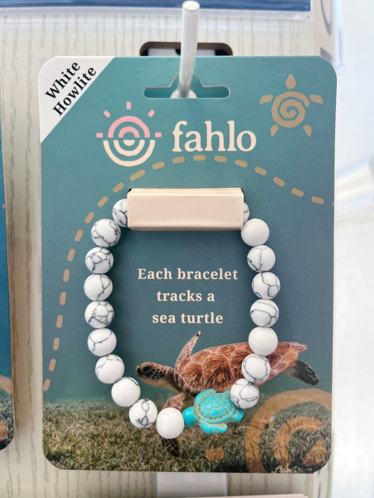 Journey - White Howlite - Sea Turtle Bracelet