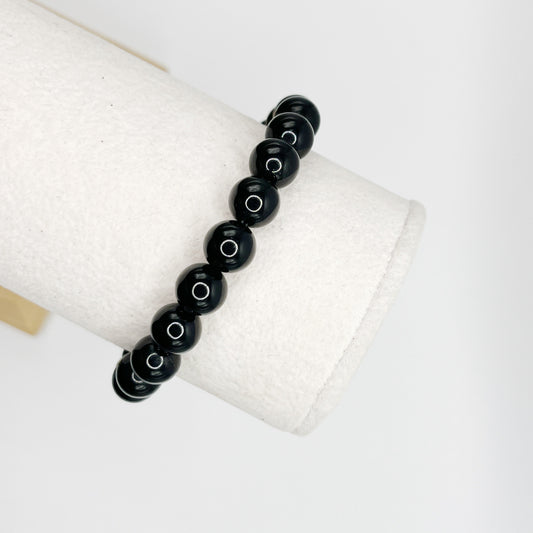 8mm Black Obsidian Bracelet