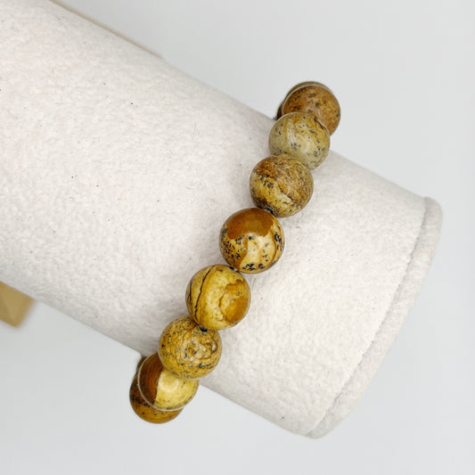 Men’s 10mm Picture Jasper Bracelet