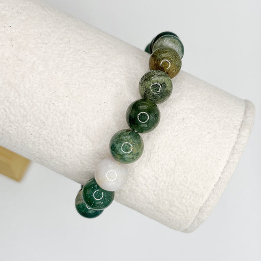 Men’s 10mm Fancy Jasper Bracelet
