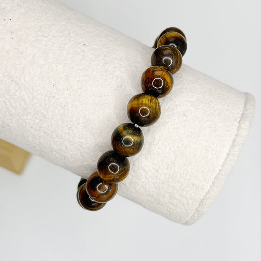 Men’s 10mm Tiger’s Eye Bracelet