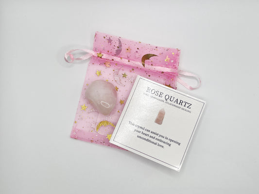 (1) Rose Quartz with ID