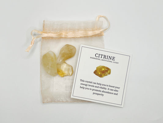 (3) Citrine with ID