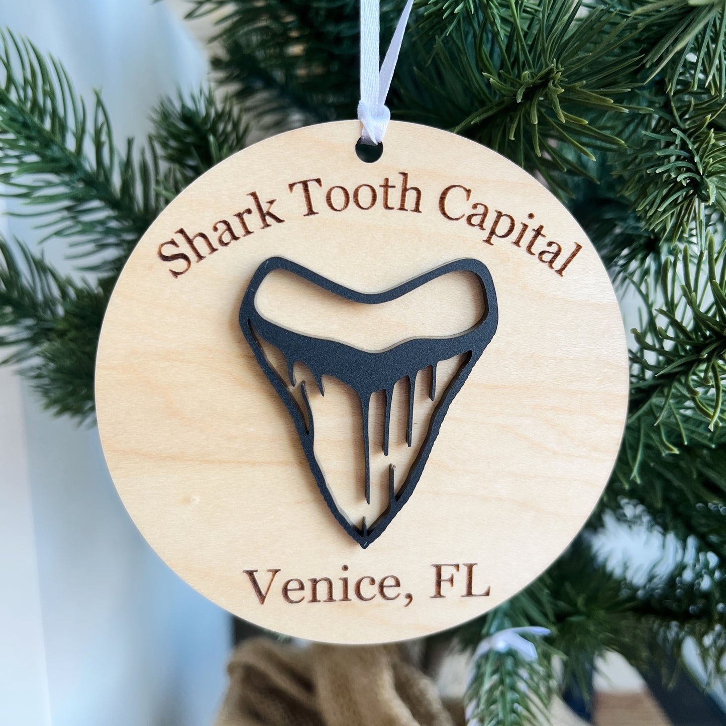 Ornament - Shark Tooth Capital Circle Tooth
