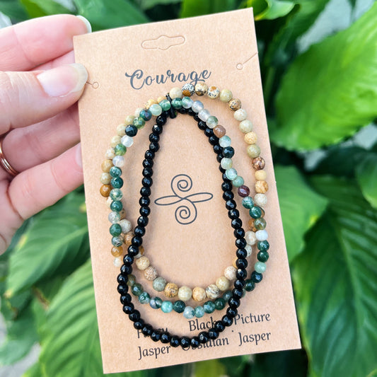 Inspiration Triple Bracelet - Courage