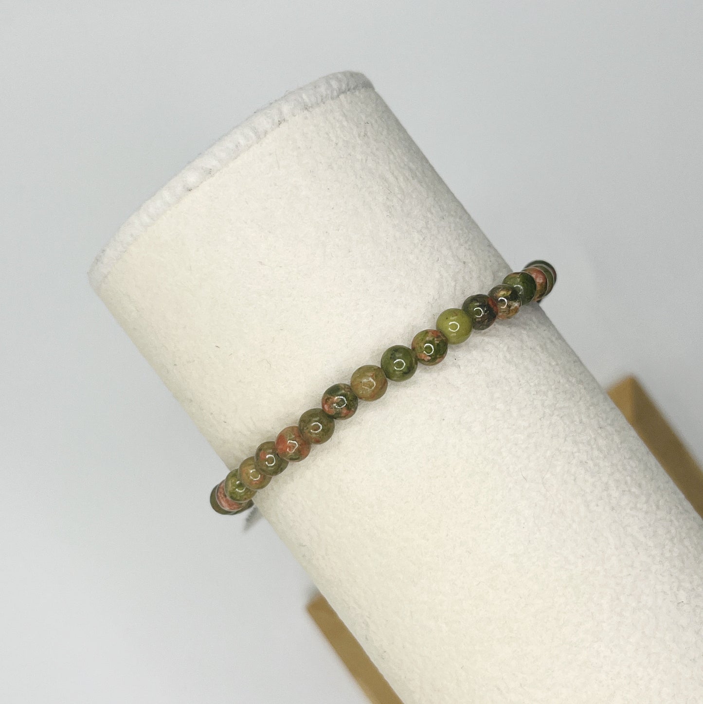Unakite 4mm Bracelet