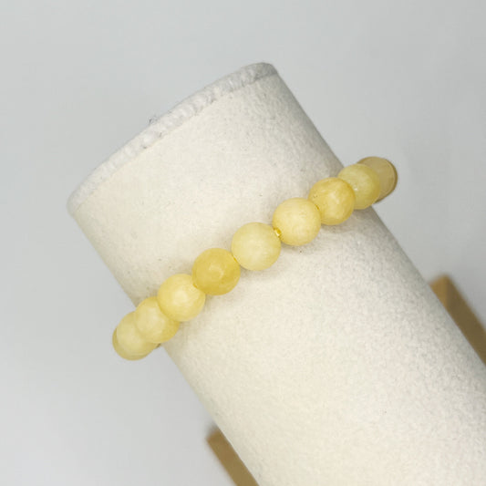 Orange Calcite Matte 8mm Bracelet