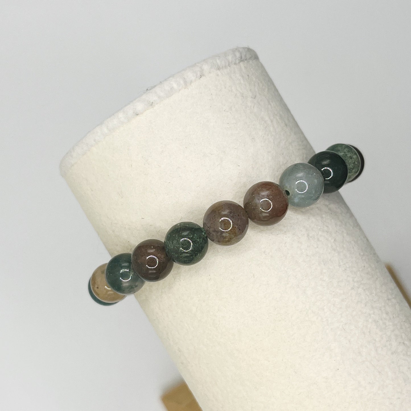 Fancy Agate 8mm Bracelet