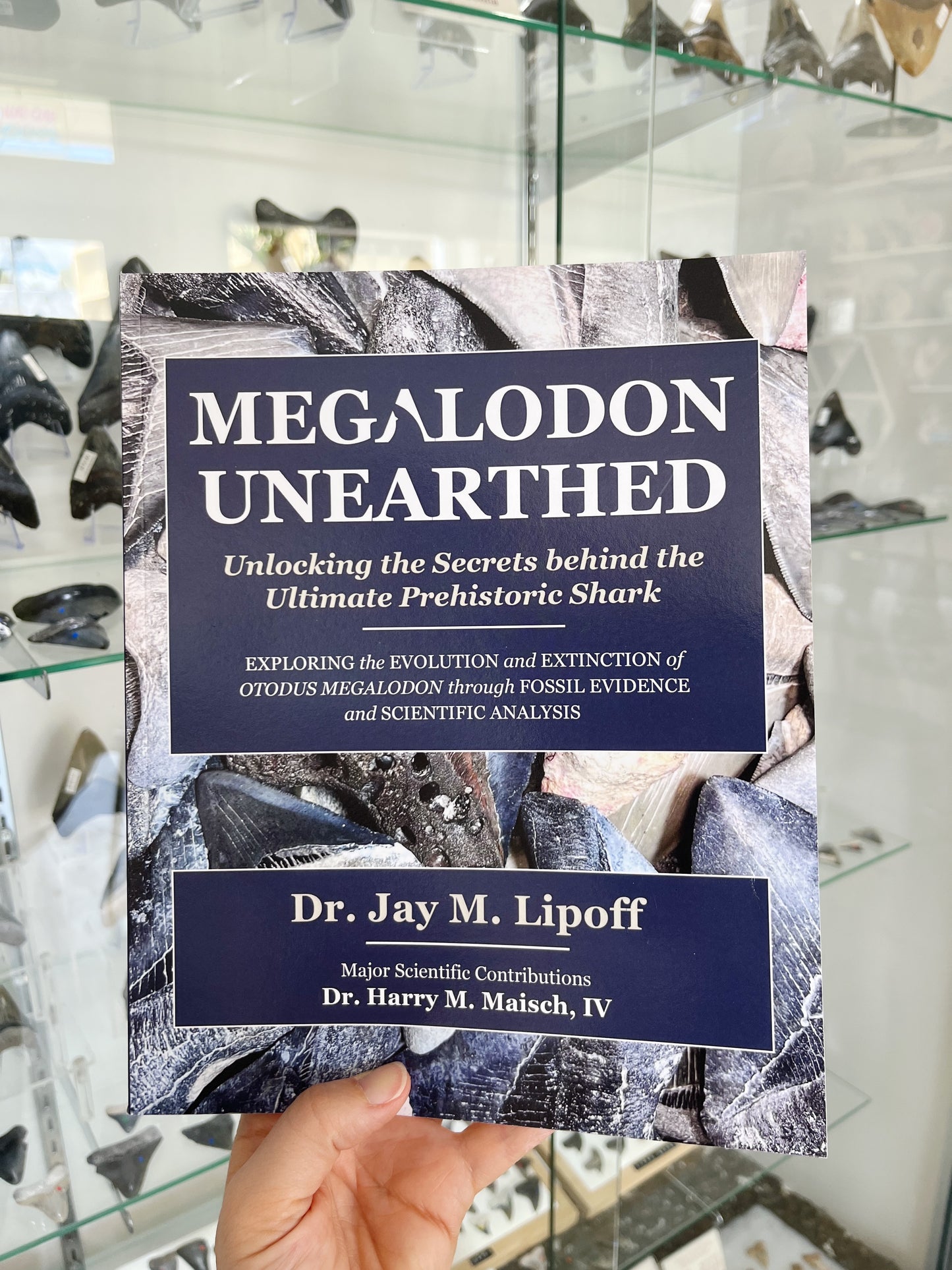 Author Signed  - Megalodon UnEarthed Book